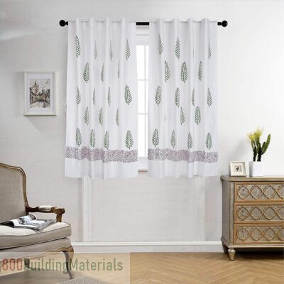 LINENWALAS Cotton Textured Window Curtain