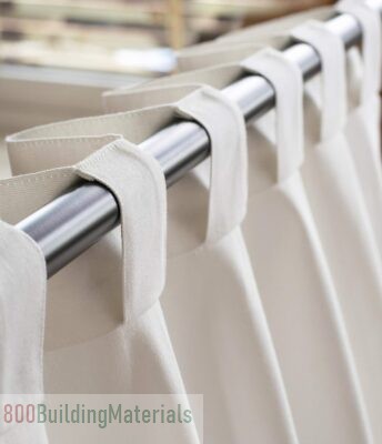Tranquebar Curtain Co. 100% Cotton- Bohemian Tasseled Geometric Print Curtains – Anya-Mild Green & Pink