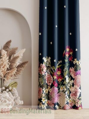 Ultimate Trends Premium Room Darkening Curtains 270 GSM with Tie Back and Diamond Eyelets Set of 2 Panels -UTCR-9025_D