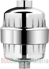 Bathroom Shower Filter Water Purifier Treatment Silver 19.50cm-H2476