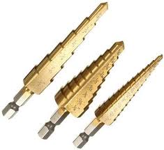 Lucus Small Hss Step Drill Bits – 3 Pieces – W0-7HUO-EA4I