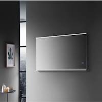 Fashion Home Led Double Key Lighting And Anti-Fog Bathroom Mirror- FH-M5209