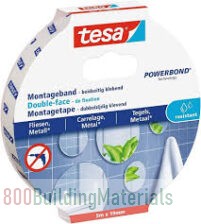 Tesa Mounting Tape for tiles and Metal – 5 mx 19 mm-‎77745-00001-00
