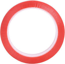 Transparent Silicone Double Sided Tape – Red – pet