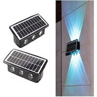 Next Life LED Solar Outdoor Nordic Style Wall 6 Light- Multicolour-T7-QPNT-KUUE