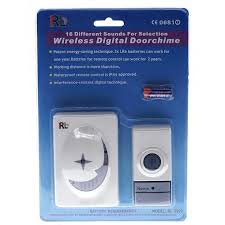 RL RL-3929 Wireless Digital Doorbell- Safety Doorchime with Loudly Voice- 682141303228