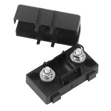 Powered ANS Trumpet Fork Plug Fuse Holder with Safety Plate-200049