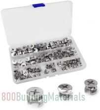 Asamuyu Furniture Connecting Cam Lock Fittings – 75 Pieces