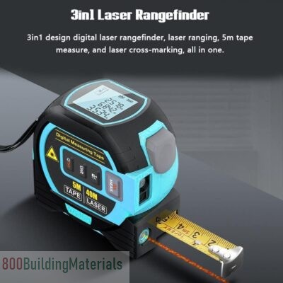 Moniss 3in1 Laser Rangefinder 5m Tape