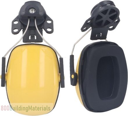 PENRUX – 1 Pair Helmet Ear Muff- Hard Hat Earmuff PVC Sponge