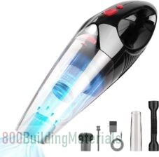 Posater Handheld Vacuum Cordless, 8500PA Strong Suction Wireless Car Vacuum Cleaner, 120W Rechargeable Hand Vacuum with LED Light