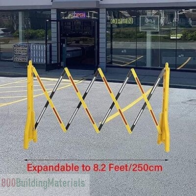 Expandable Barricade Telescopic Plastic Fence – Yellow- ZHE-363309