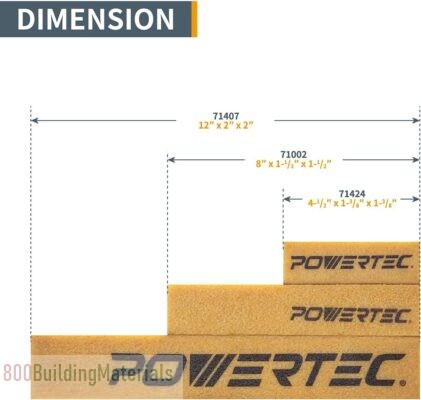 POWERTEC 2PK Abrasive Cleaning Stick for Sanding Belts & Discs 71002-P2