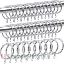 VELEGO 40 Packs Metal Drapery Curtain Rings ‎VELEGO202310070001