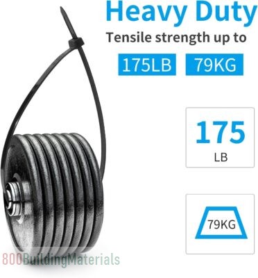 XINGO Heavy Duty Zip Ties Cable Ties -100PCS