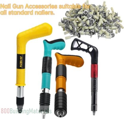 KEELAT Nail Wall Fastening Tool,Nail Gun,Manual Mini Steel Nail Fastening Tool
