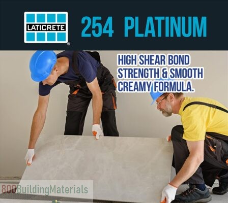 LATICRETE 254 Platinum Adhesive for Tile and Stone Installation