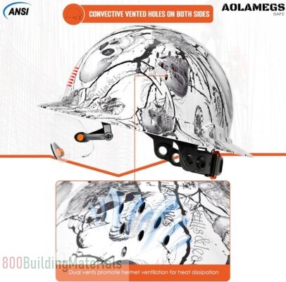 Aolamegs Safe Construccion Vented Hard Hat