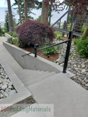 MOUNTWEST Handrail Kit for Indoor & Outdoor- ‎HR3KIT-BL