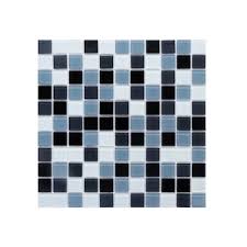 ROMAN Swimming Pool Tiles Mosaics 2 Sqm White & Blue- Mcs630836