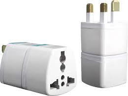 PADOM Universal Travel Plug Adapter-AC Power- 3 Pin- 5 Pcs- YEFE357652