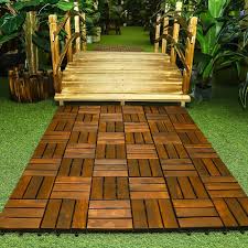 Lingwei Wooden Style Flooring Tiles- 31x31x3 cm- LWLGWFTND-01