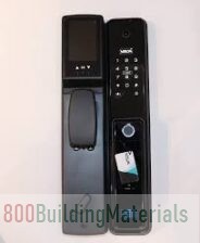 Vila Smart Biometric Door Lock with Digital Display Screen- Black- q7 eye blk