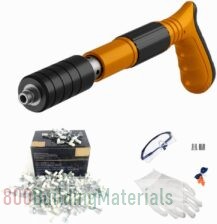 AiFeelife Mini Steel Nail Gun 3 Gears Power Adjustable Wall Nail Guns for Ceiling/Wire Hider/Fixture