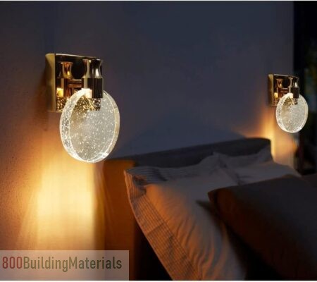 Crystal Wall Lamp LED Loft Wall Light Bar Modern Sconce Lamp