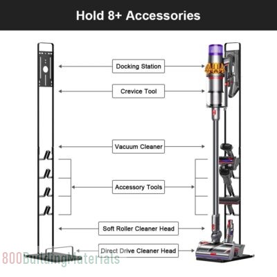 dreamons link Vacuum Stand for Dyson Handheld V11 V10 V8 V7 V6 (Black)