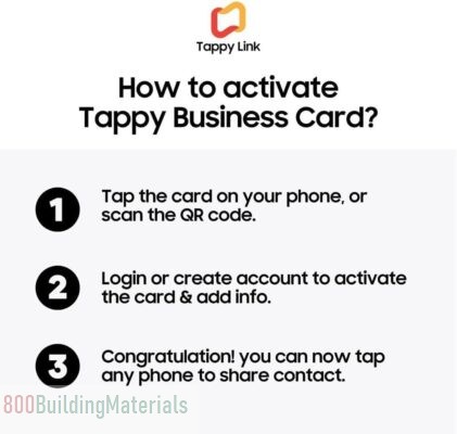 Tappy Link – Smart Digital NFC Business Card ‎5822