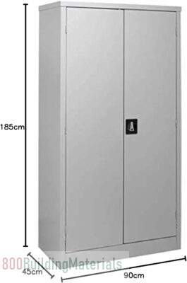 Galaxy Design Two Door Glass and Steel built Cabinet – GDF-FC06