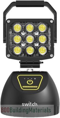 SWITCH 27W Portable LED Light, Outdoor Illumination for Camping