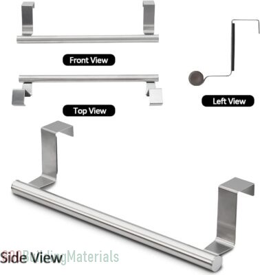 SKY-TOUCH Cabinet Towel Bar Holder Modern Design Stainless Steel