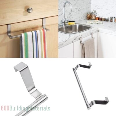 SKY-TOUCH Cabinet Towel Bar Holder Modern Design Stainless Steel