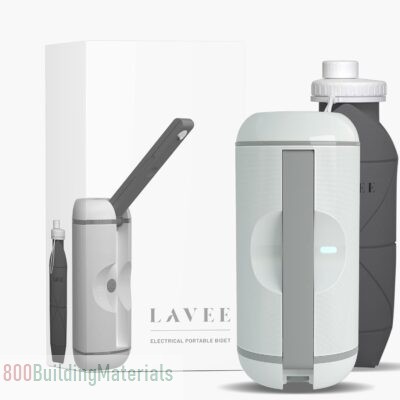 LAVEE Portable Electric Bidet with Foldable 600ml Bottle