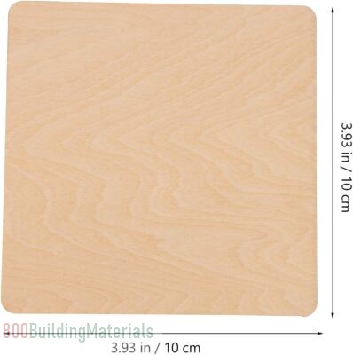 VANZACK DIY Unfinished Wooden Boards – 10Pcs