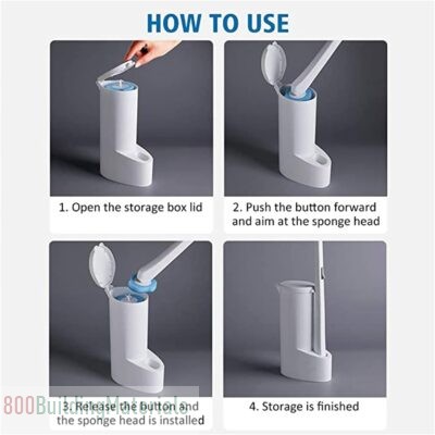 SKY-TOUCH Disposable Toilet Bowl Cleaning Brush 6974042151751
