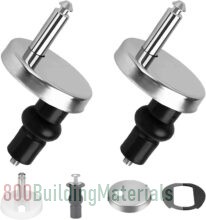 Colomira Stainless Steel Toilet Seat Screws Kit for WC Toilet Blind Holes