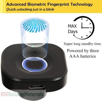 McMola Smart Biometric Fingerprint Cabinet Lock