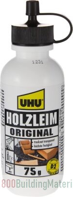 UHU D2 Original Wood Glue – White Glue for Moisture Resistant 48560