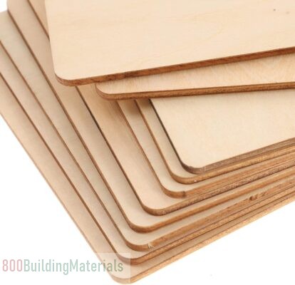 VANZACK DIY Unfinished Wooden Boards – 10Pcs