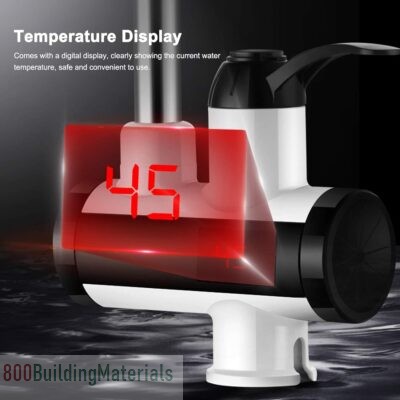 Pepisky 3000W Instant Hot Water Heater Tap with LED Digital Display