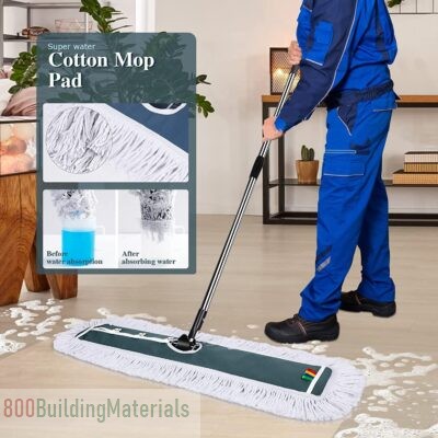 Masthome Large Industrial Mop for Floors Cleaning – 2 Pcs