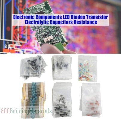 OKUHYU Electrolytic Capacitors Resistors Kit Capacitor Set