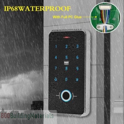 FSTW Door Access Control System Kit IP68 Waterproof Fingerprint RFID Keyboard