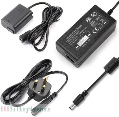 F1TP AC PW20 AC Power Supply Adapter and NP-FW50 Dummy Battery Coupler kit