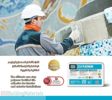 LATICRETE 254 Platinum, Thinset Adhesive for Tile and Stone Installation