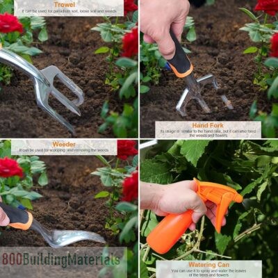 Angju Gardening Tool Set Aluminium Alloy Garden Tools Kit 1