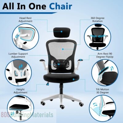 EMPIRE TRADING & COMMERCE Ergonomic Office Chair with Back Support,7426968311485